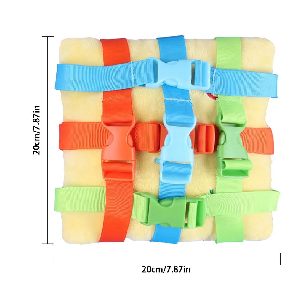 Matching Toys Buckle Kid Montessori Toys Skill Training Early Educational  Toy Color Matching Buckle Pillow Kid Montessori Toy AliExpress