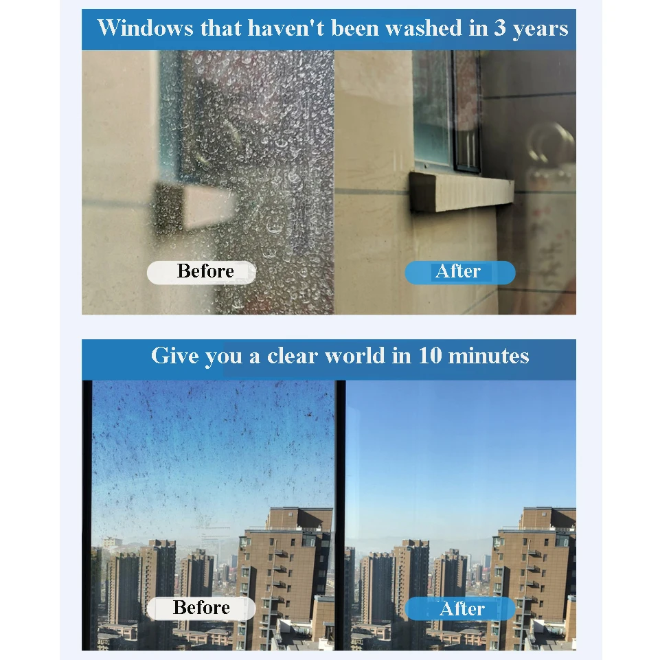 Phoreal Robot Vacuum Cleaner Window Washer Remote Control Anti-Falling Electric Glass Window Cleaner Robot