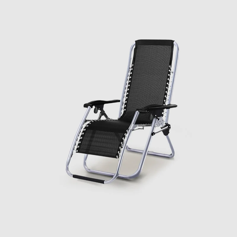 

Recliner Folding Lunch Break Nap Beach Balcony Home Leisure Back Chair Single Lazy Bed Easy Portable