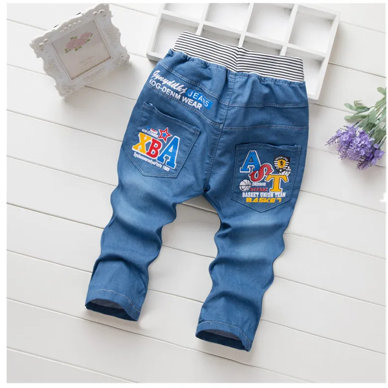 

2019 New Style Childrenswear Capri Pants Processing Price Sand Washing Cowboy BOY'S Cropped Trousers Large tong zhong ku
