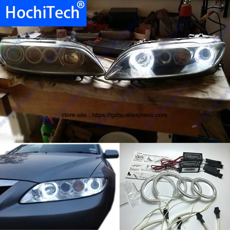 HochiTech для Mazda 6 Mazdaspeed6 ультра яркий дневной свет DRL CCFL ангельские глазки