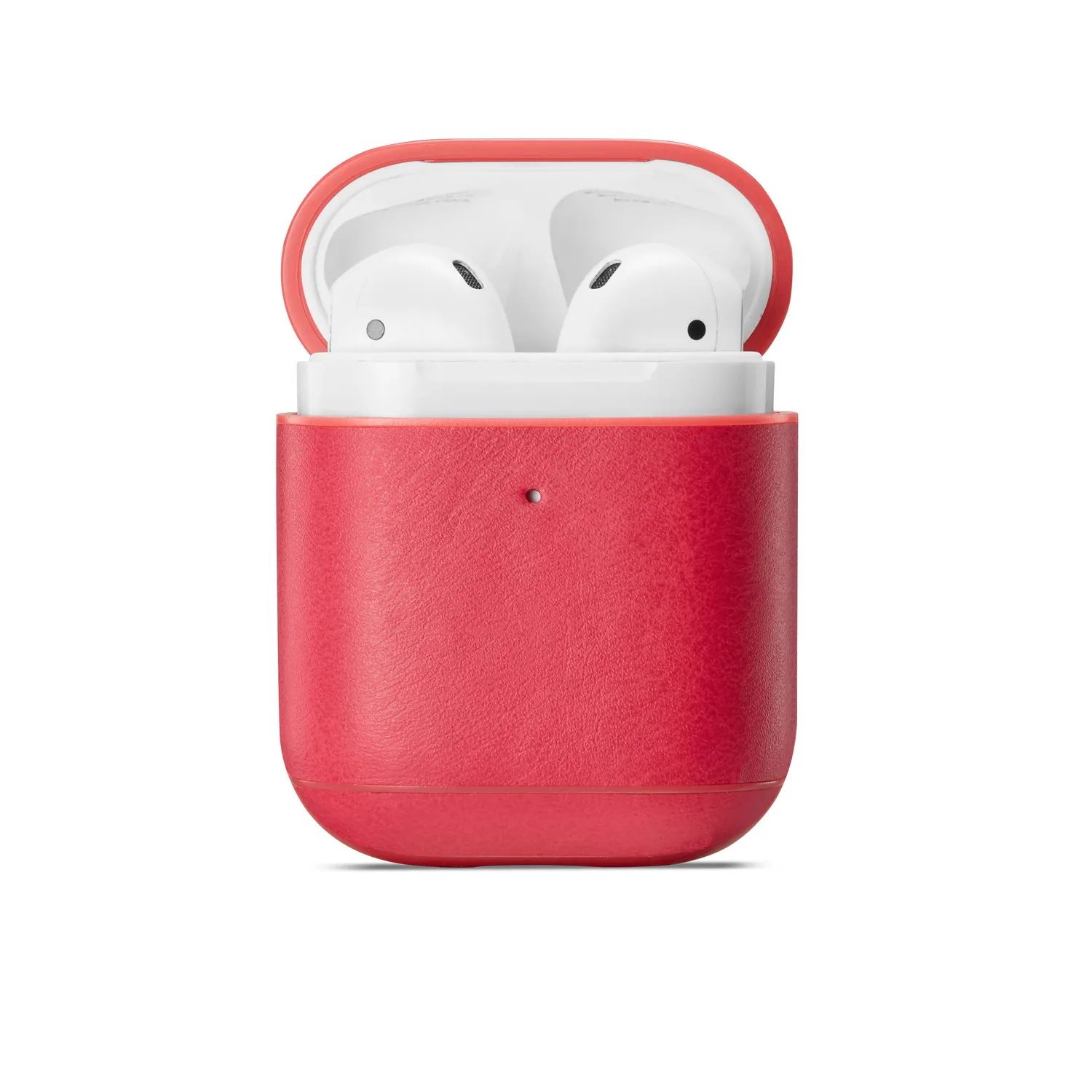 Кожаный чехол KJOEW для Apple AirPods с застежкой-крючком, чехол s для Airpods 1, 2, аксессуары для наушников Bluetooth, тонкий корпус - Цвет: RR