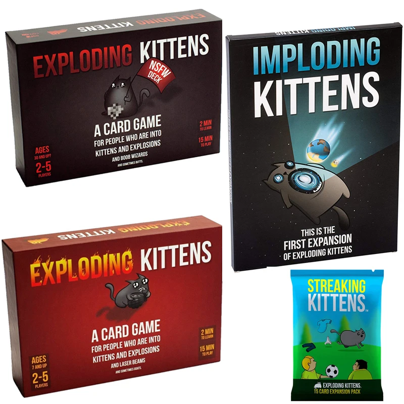 

Hot Adult Board Games NSFW Edition Kitten Original Edition Family Party Strategy Explode Fun Cards Game Child Toy
