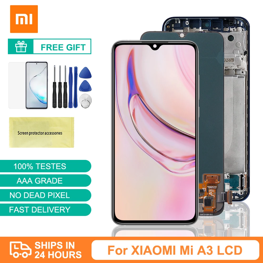 6.09'' For Xiaomi Mi A3 Display Touch Screens Digitizer Assembly For