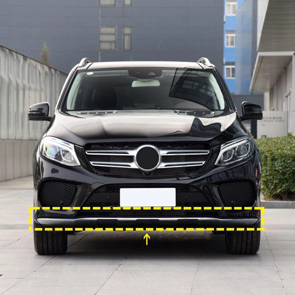 Передний бампер из углеродного волокна, спойлер для Mercedes-Benz GLE Class GLE350 300d 400 550 Sport GLE43 AMG
