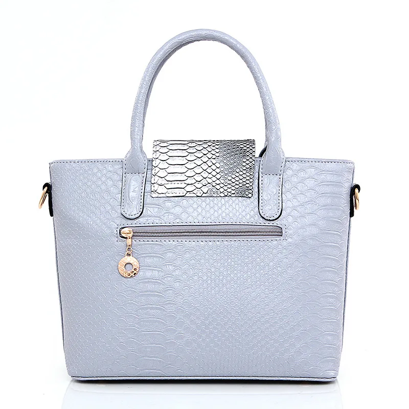 

2016 New Style Different Size Bags Six Pieces Set Crocodile Snakeskin WOMEN'S Fashion Handbag Hand Shoulder Women's Large Bag Fa