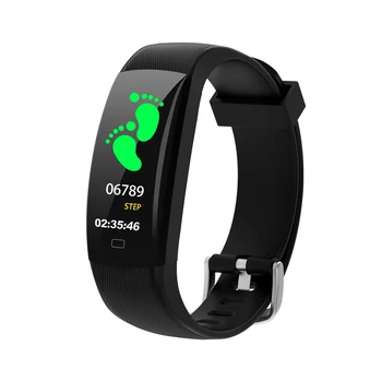 

F64C Fitness Smart Bracelet IP68 Waterproof Heart Rate Monitor Pedometer Activity Tracker Smart Watch Men Women PK F64HR Band