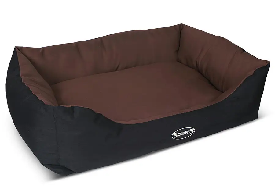 SCRUFFS Лежак для животных с бортиками &quotExpedition&quot шоколад 75х60x20см (арт. 120091) | Дом и