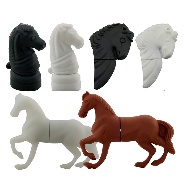 Pen Drive Usb 2.0 De Memória Xadrez Internacional, Pen Drive Cavalo U Disk  8gb 16gb 32gb 64gb - Pen Drives - AliExpress