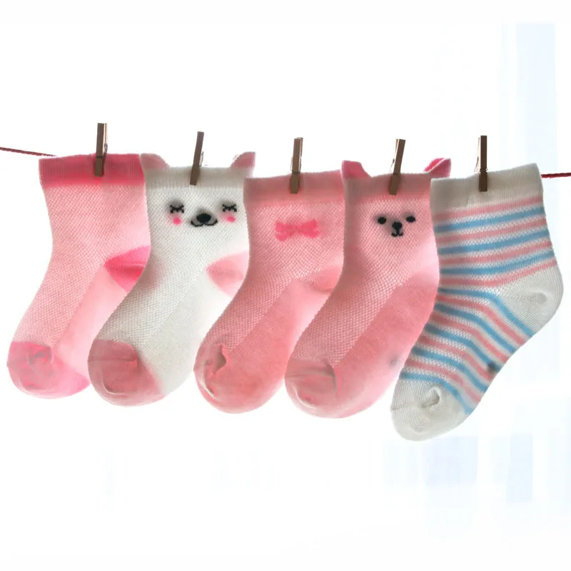 Нескользящие носки для новорожденных мальчиков и девочек 5 пар/партия, носки для малышей носки для младенцев с рисунком подарки на день рождения для малышей