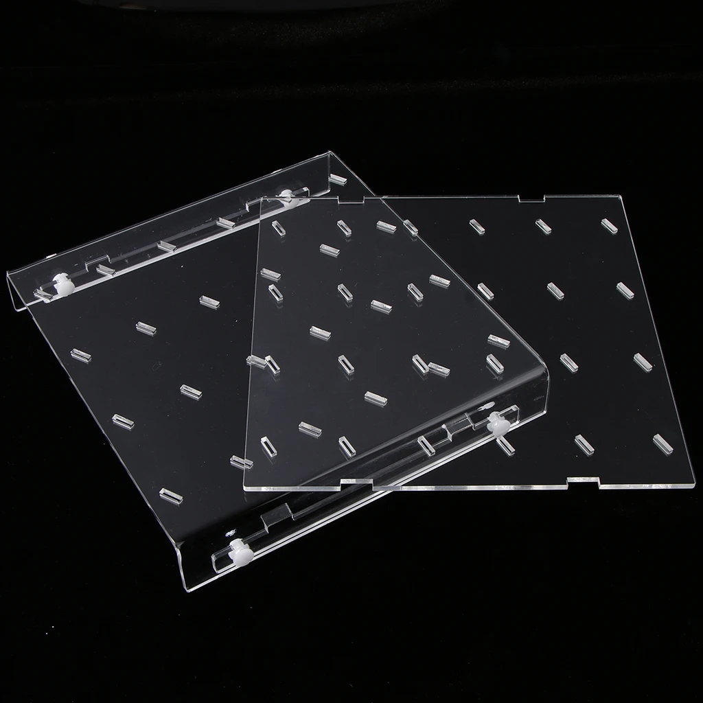 24 Holes Acrylic Ice Sucker Ice Lolly Ice Cream Sticks Display Stand Holder