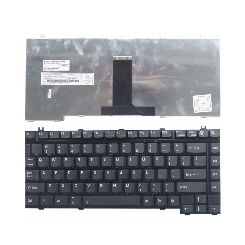 

New Laptop keyboard English replacement For Toshiba A1 A2 A9 A3 A4 tecra a5 A8 A10 A15 A20 A25 keyboards A30