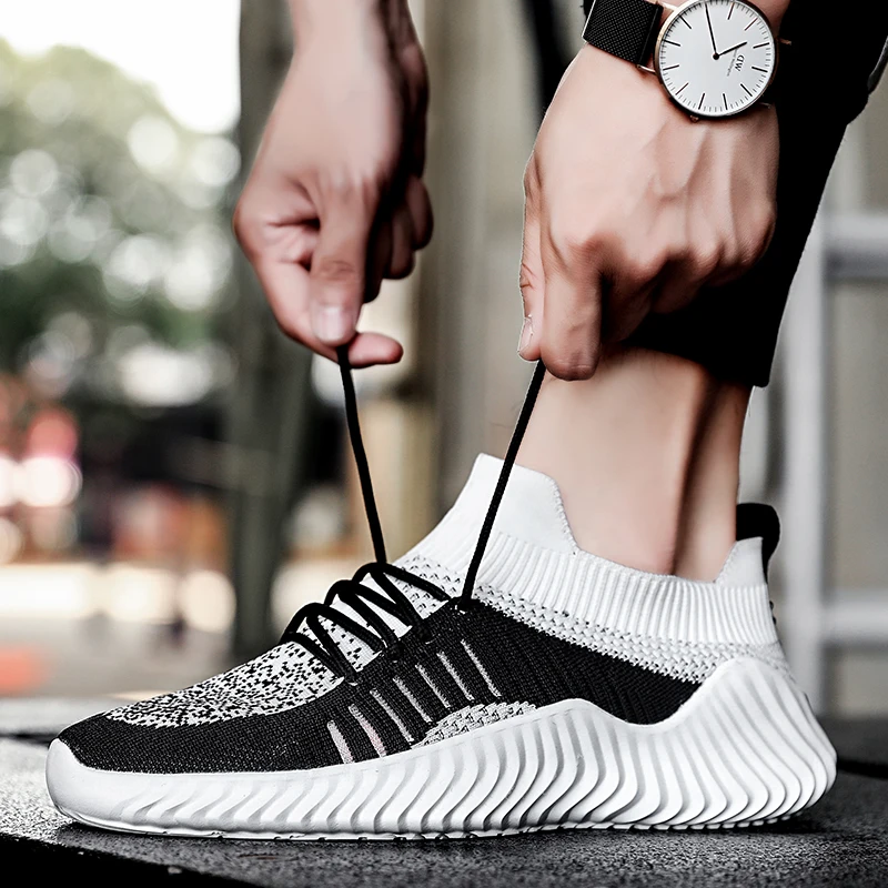 

Damyuan Large Size Popular Spring and Summer Super Light Woven Breathable Mesh Sports Casual Men's Shoes Wear-resisting Non-slip