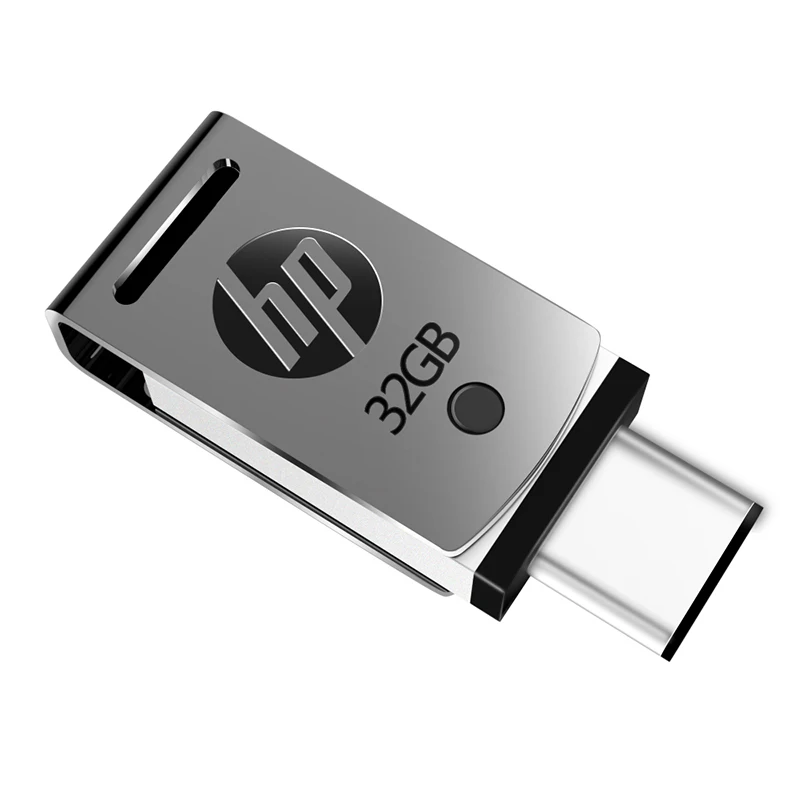 Горячо! Hp 128 Гб 64 ГБ 32 ГБ USB 3,1 металлическая USB флеш-накопитель OTG type-C для смартфонов/планшетов/ПК, высокоскоростной u-диск X5000M