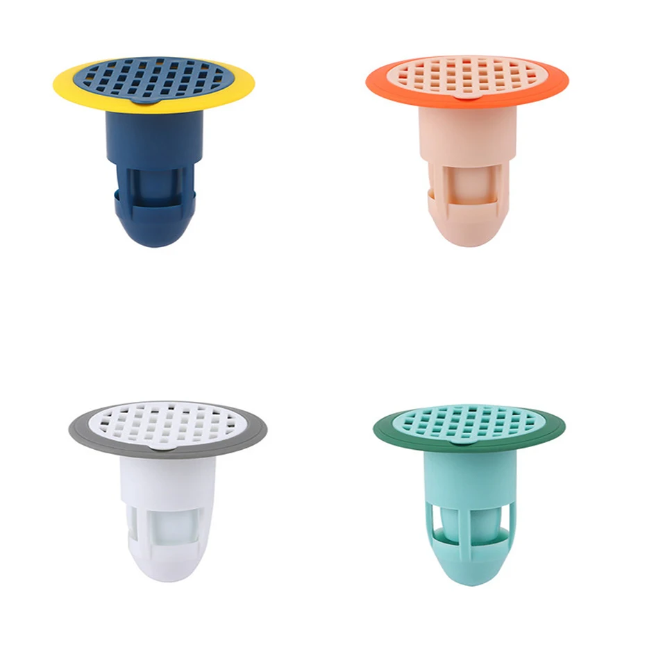 Bath Shower Floor Strainer Deodorant Drain Core Backflow Preventer Bathroom Hair Catcher Kichen Anti-Odor Plug Tools | Дом и сад