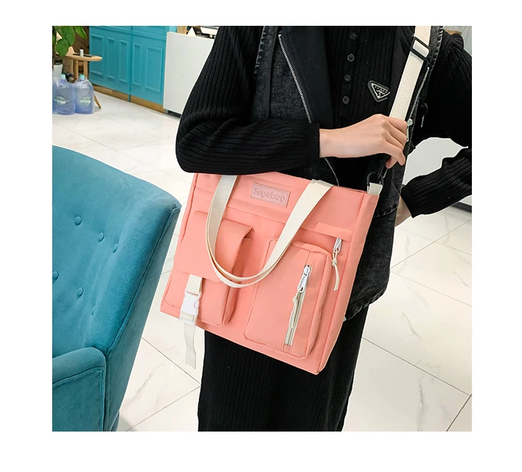 NEW 5 Piece Set backpacks fashion canvas kawaii female Korean Shoulder bag Casual College Students backpack School bag for girl