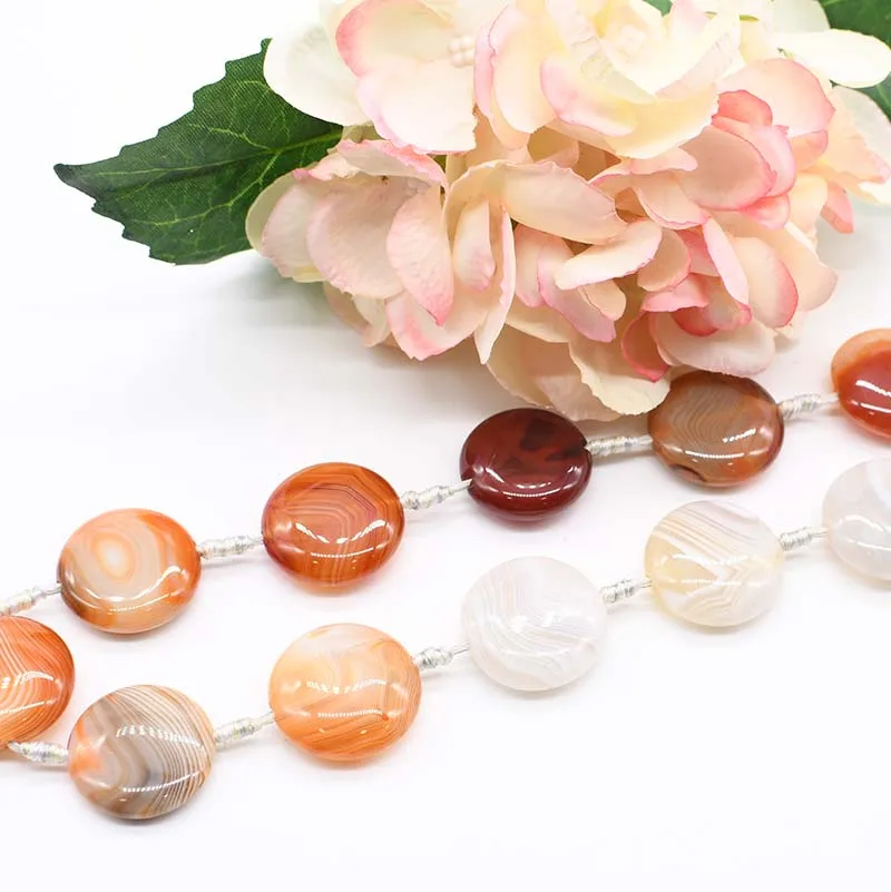 2/strands/lot Round Multicolor agate loose Natural Stone Beads For Woman DIY Necklace Bracelets Jewelry Making Strand 15