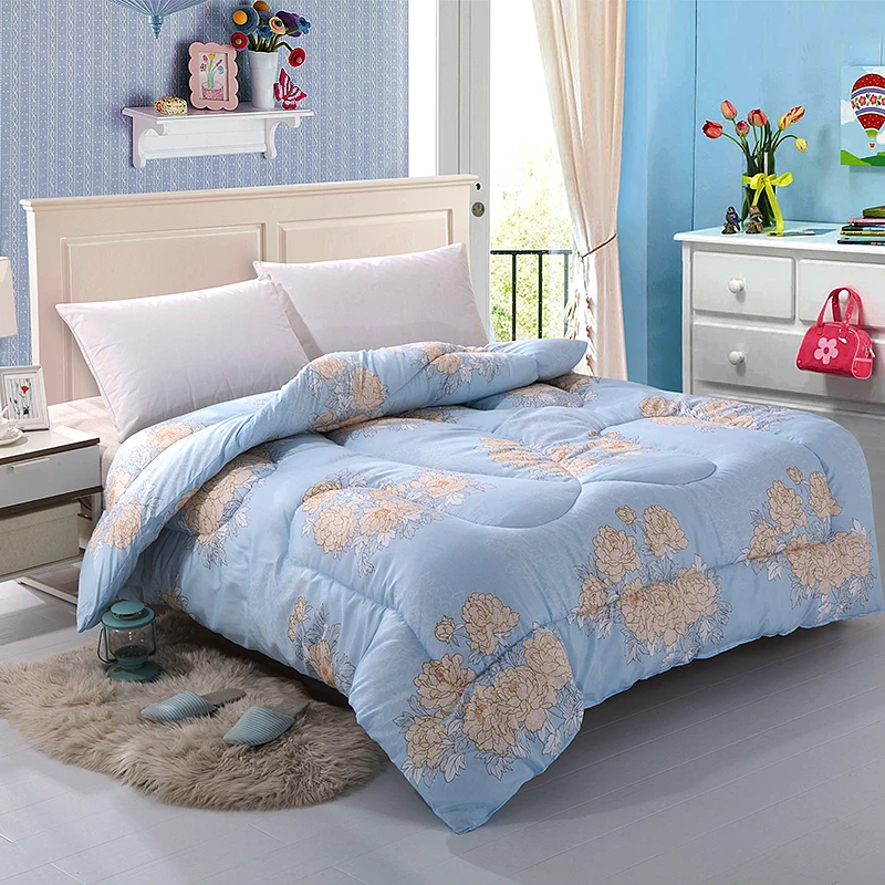 Luxury Printed Thicken Warm Comforter Summer/winter Blanket Bedding