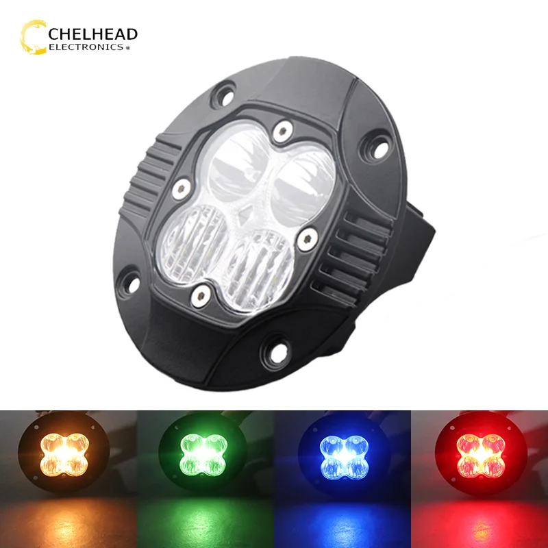 

car led worklight 40w 4000lm for offroad 4x4 vehicle driving 12v 24v truck led working lights white combo beam
