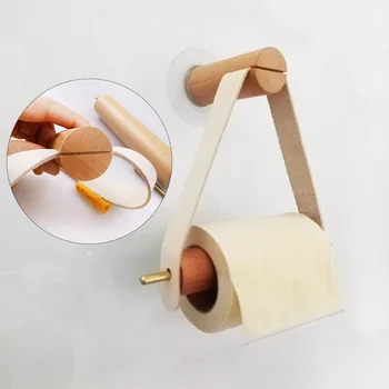 

Roll Tissue Bathroom Decor Beech Storage Organizer Office Wall Mounted Hotel Modern Easy Install Toilet Paper Holder Towel Rack