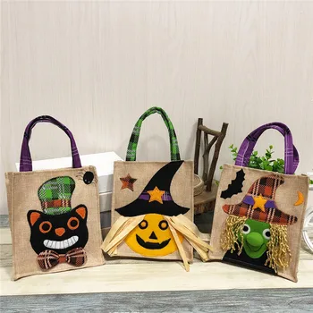 

2019 Halloween Pumpkin Print Lunch Children Messenger Thermal Food Lunch Box Picnic Bags For Women Insulation Shoulder Bags Men
