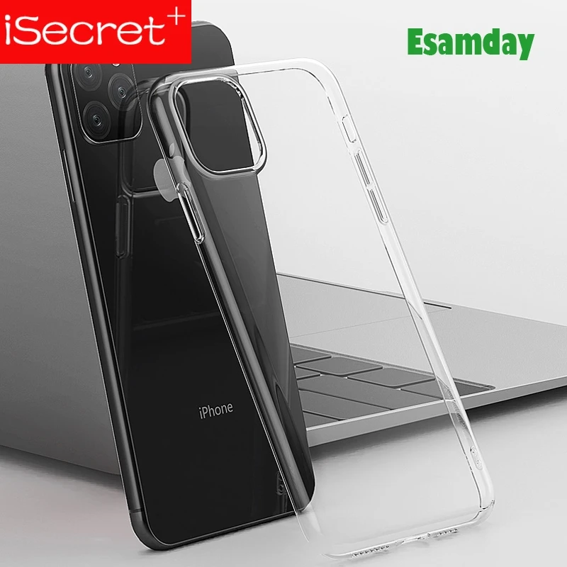 Чехол для iPhone прозрачный мягкий чехол из термополиуретана 11 Pro Max 7 8 6 6s Plus 7Plus 8Plus X XS