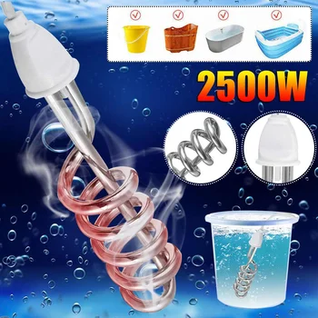

Portable Suspension Electric Water Heater Element Boiler for Inflatable Pool Tub Travel Camping Travel Heater 2500W