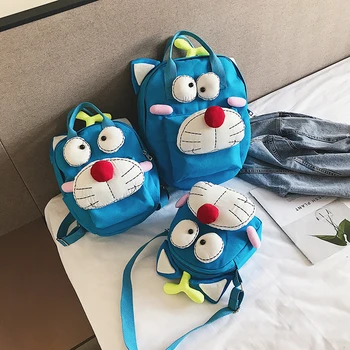 

Exceed Cartoon Tide Backpack Woman 2019 Tide Lovely Duo . A Dream Collision Canvas Both Shoulders Package Leisure Time Package
