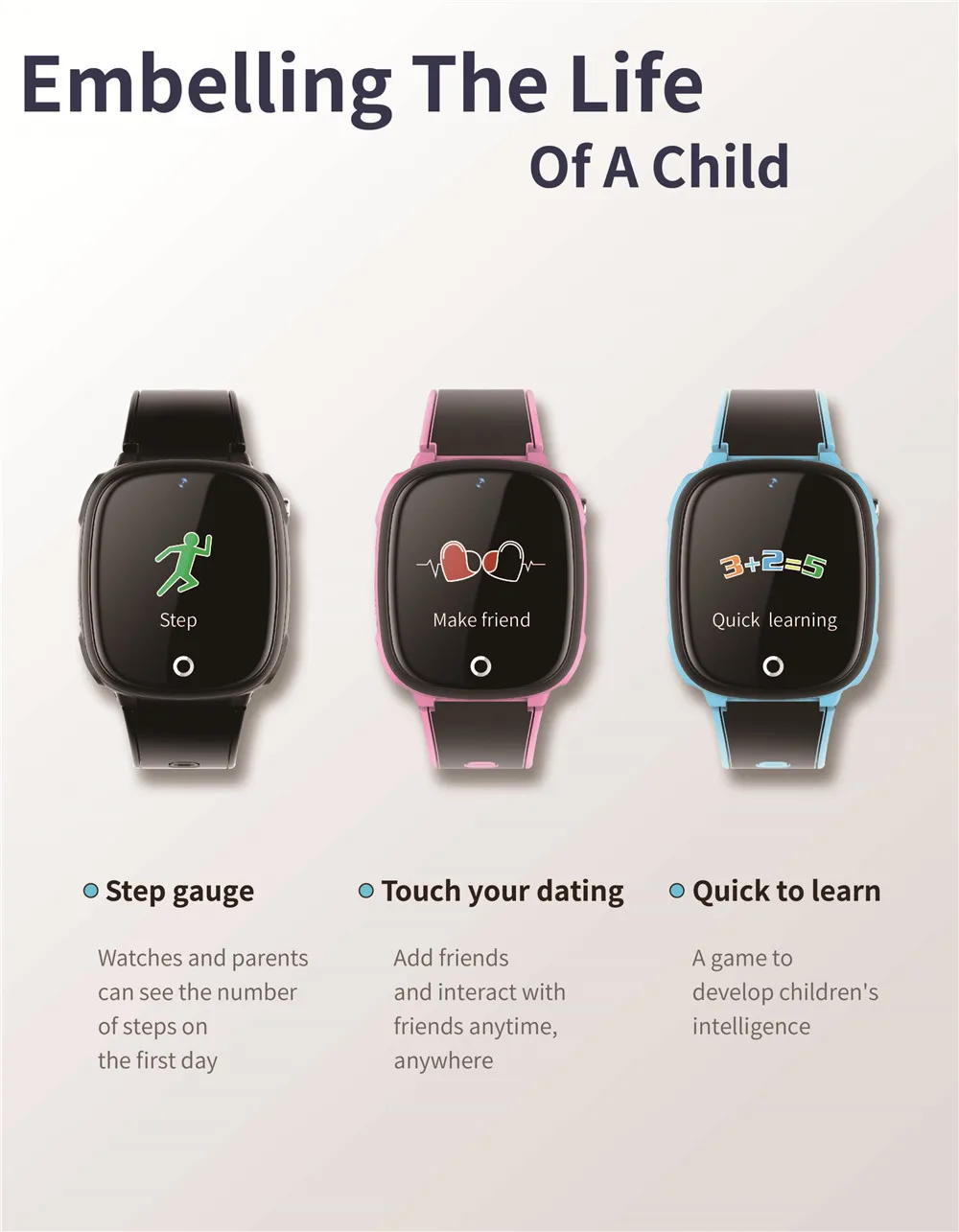 New 2022 Smart Watch Kids GPS HW11 IP67 Waterproof Smartwatch Pedometer  Children SOS Call 2G Kids Safe Watch For Android IOS