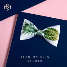 B04 галстук ручной работы для мужчин и женщин свадебный банкет подарок ананас галстук-бабочка также для детей