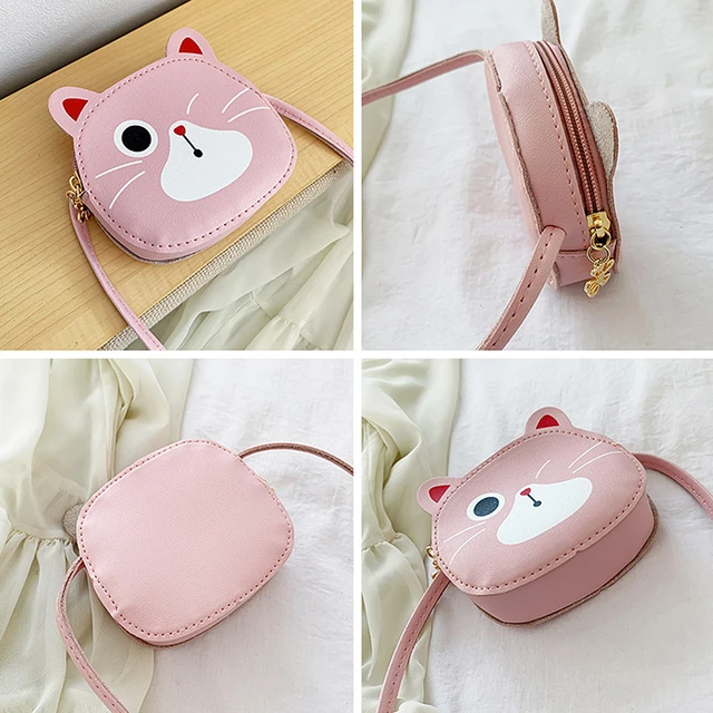 Kitty Cat Crossbody Toddler Purse with Free Shipping | ahaahamoments