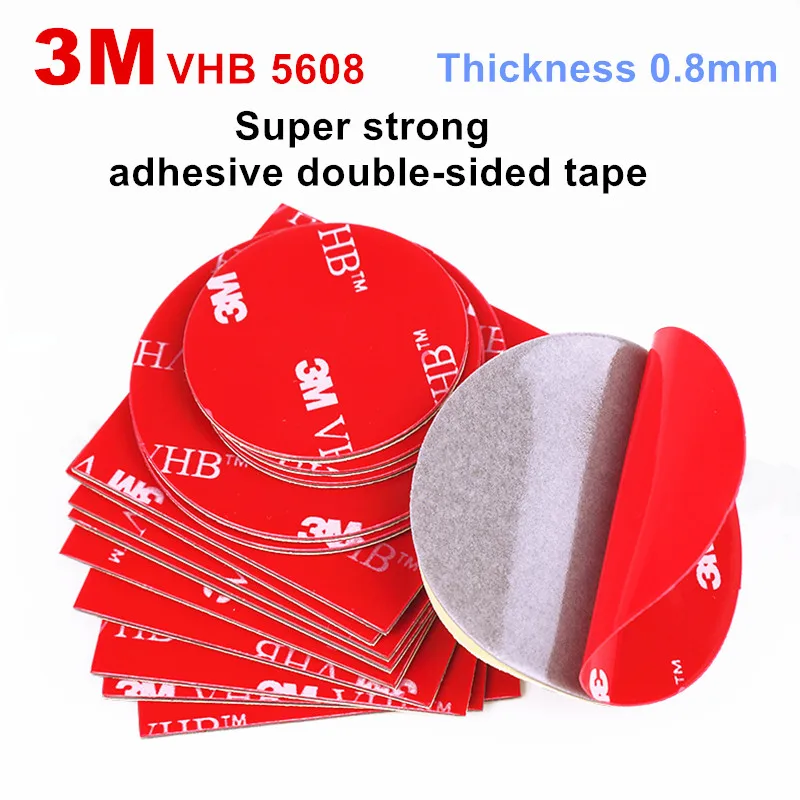 Ring Gasket 3M 9448A Strong Tape Double Sided Adhesive Acrylic Black White Foam Pad Mounting Tape Two Sides Sticky Tapes Various thickness Pneumatic Parts