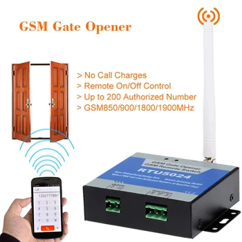 

GSM relay door opener GSM remote wireless control on / off relay switch RTU5024 for door openers for sliding garage doors 5024