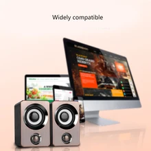 USB динамик мини портативный динамик с HD аудио сильная совместимость для ноутбука Настольный компьютер IJS998