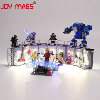 

JOY MAGS Only Led Light Kit For 76125 Hall of Armour Lighting Set Compatible With 07121 34091 11260