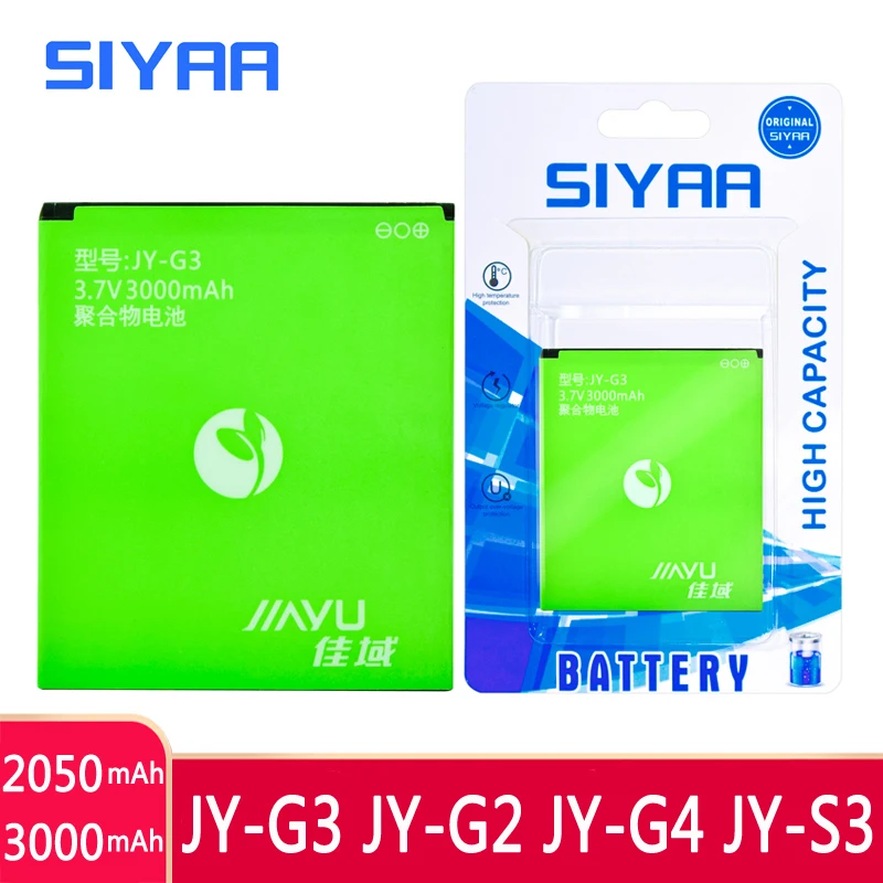 Оригинальный литий-полимерный аккумулятор SIYAA JY-G3 JY-G2 JY-G4 JY-S3 для JIAYU G3 G3T G3C JYS3