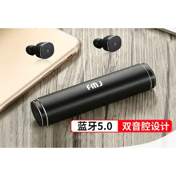 

real wireless TWS Bluetooth 5.0 black technology universal game sports Bluetooth headset in ear