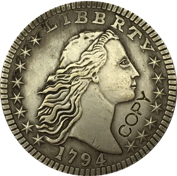 

USA 1794 Flowing hair Dollar type 2 Copy Coins