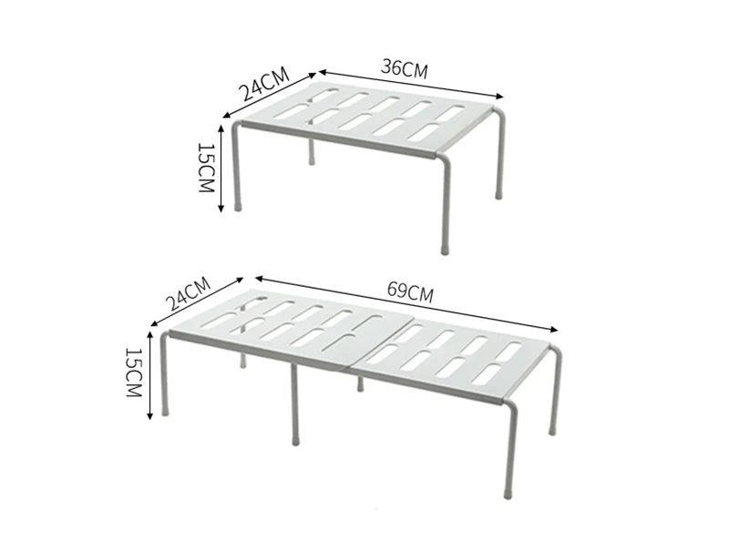 Выдвижная кухонная стойка полка органайзер расширяемая кухонная стойка для хранения Регулируемая полка для хранения шкафа Нескользящая стойка для специй