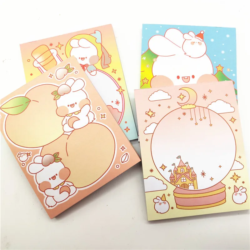 Закладки Kawaii для заметок 1 шт. милый кролик рисования портативный маленький