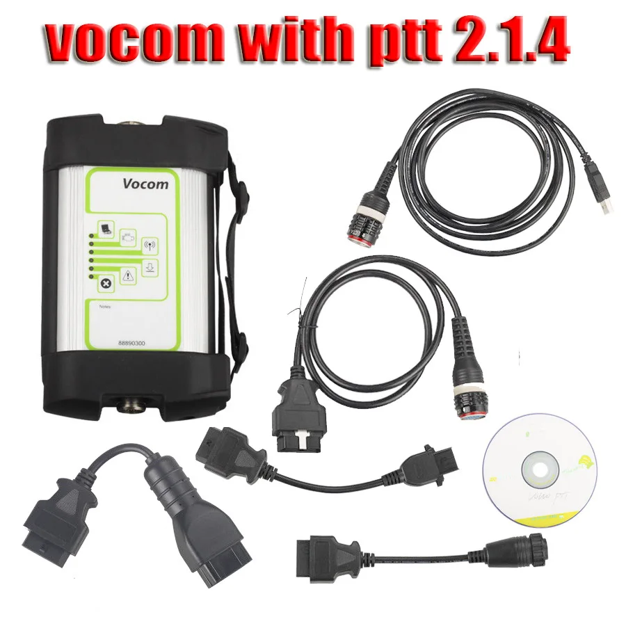 version 2.1.4 Новейший V2.7.40 для Vol-vo 88890300 Vocom интерфейс wifi UD/Mack грузовик Диагностика грузовик экскаватор Диагностика+ PTT Tech Инструмент - Цвет: version 2.1.4