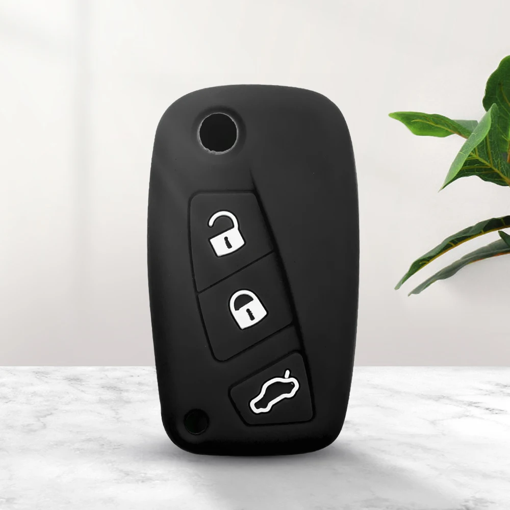 Чехол DANDKEY для FIAT /Panda /Stilo /Punto /Doblo /Grande /Bravo 500|Футляр автомобильного ключа| |