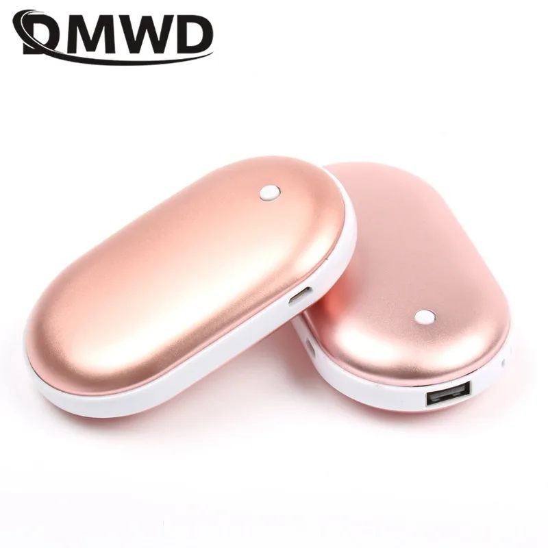 DMWD 2 в 1 Мини USB перезаряжаемая грелка для рук портативный 5200 мАч Внешний