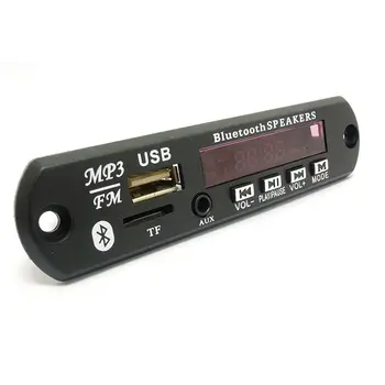 

1Set 7-12V Car Bluetooth MP3 Decoder Board Decoding Player Module Support FM Rad