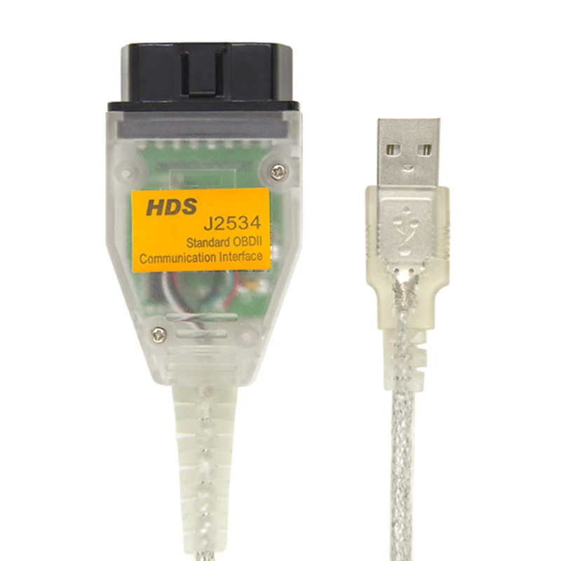 Hds J2534 Usb кабель для Honda Obd2 мини Vci интерфейс J2534 Диагностический кабель для Toyota Lexus Scion Tis Techstream