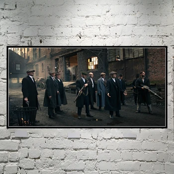 

Posters and Prints Peaky Blinders Cillian Murphy TV Show Poster Wall Art Picture Canvas Painting for Room Home Decor