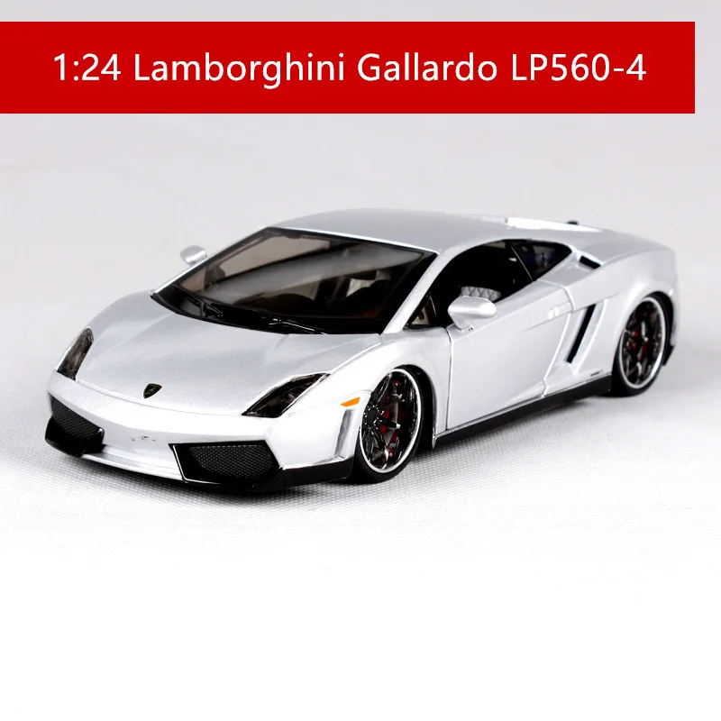 Maisto 1:24 Lamborghini Gallardo, модель автомобиля из сплава, имитация, украшение автомобиля, коллекция, Подарочная игрушка - Цвет: LP560-4