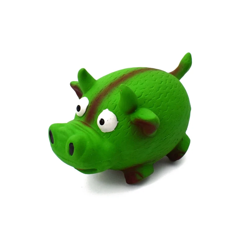 Игрушки для собак, писк питомца, игрушки в форме мультяшного животного, пищалка, прочные товары для щенков, безопасные для кожи Аксессуары для домашних животных - Цвет: Cattle