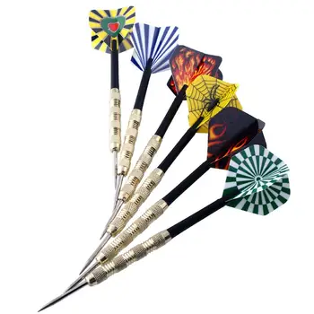 

18 pcs 6 sets of Steel Tip Dart 14g Nice Metal Plastic Darts Flights Shaft