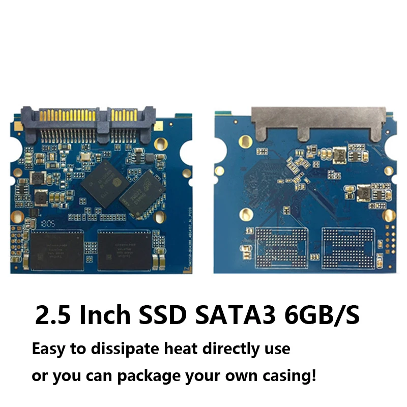 Теплоотвод SSD твердотельный накопитель 60 ГБ 120 ГБ 2,5 дюймовый SATA3 Настольный Ноутбук HDD